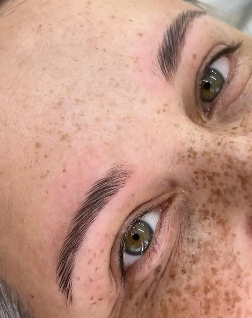 Detalhe de cuidado estético facial