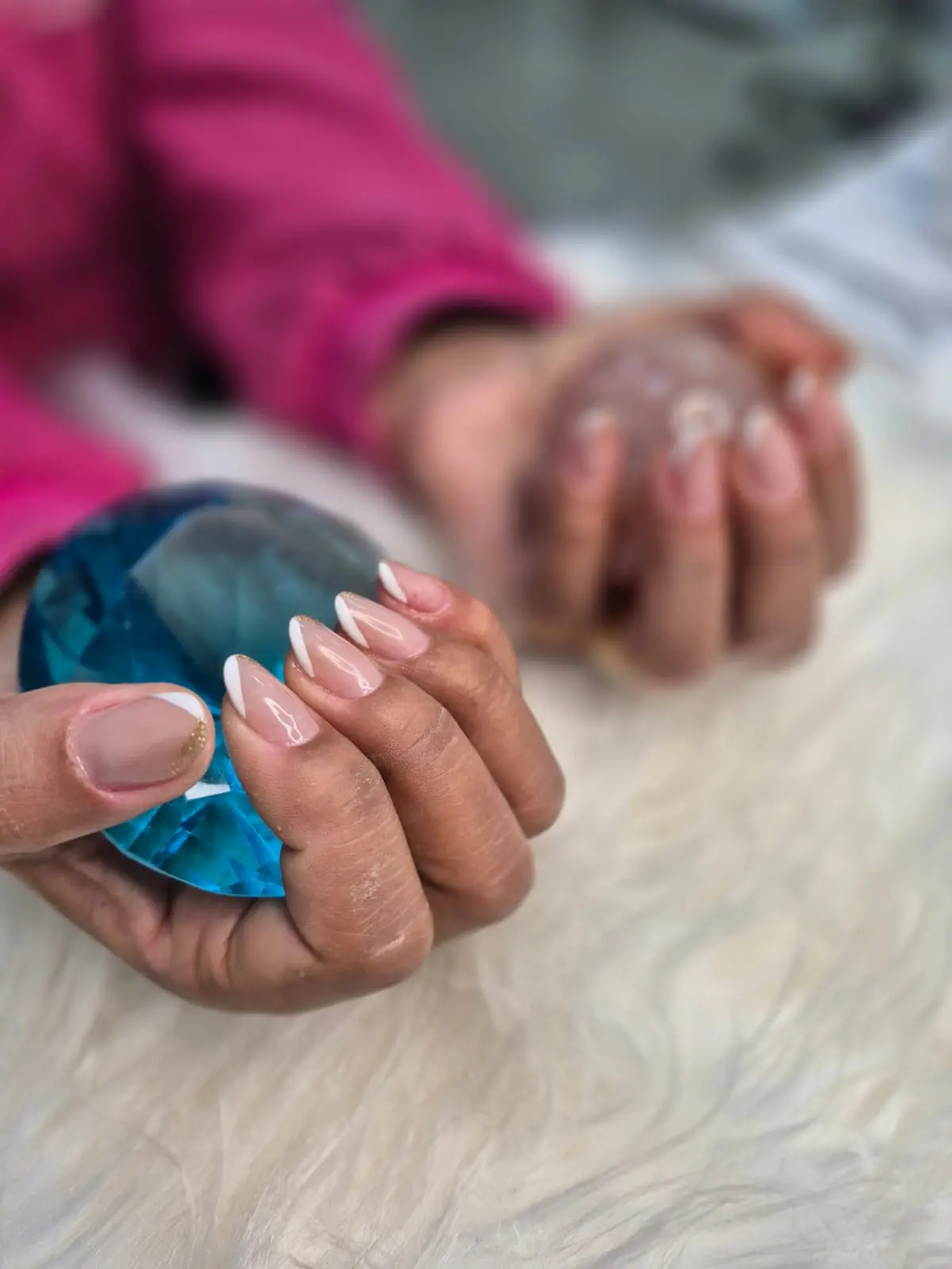 Esmaltação delicada realizada no Espaço Evidence